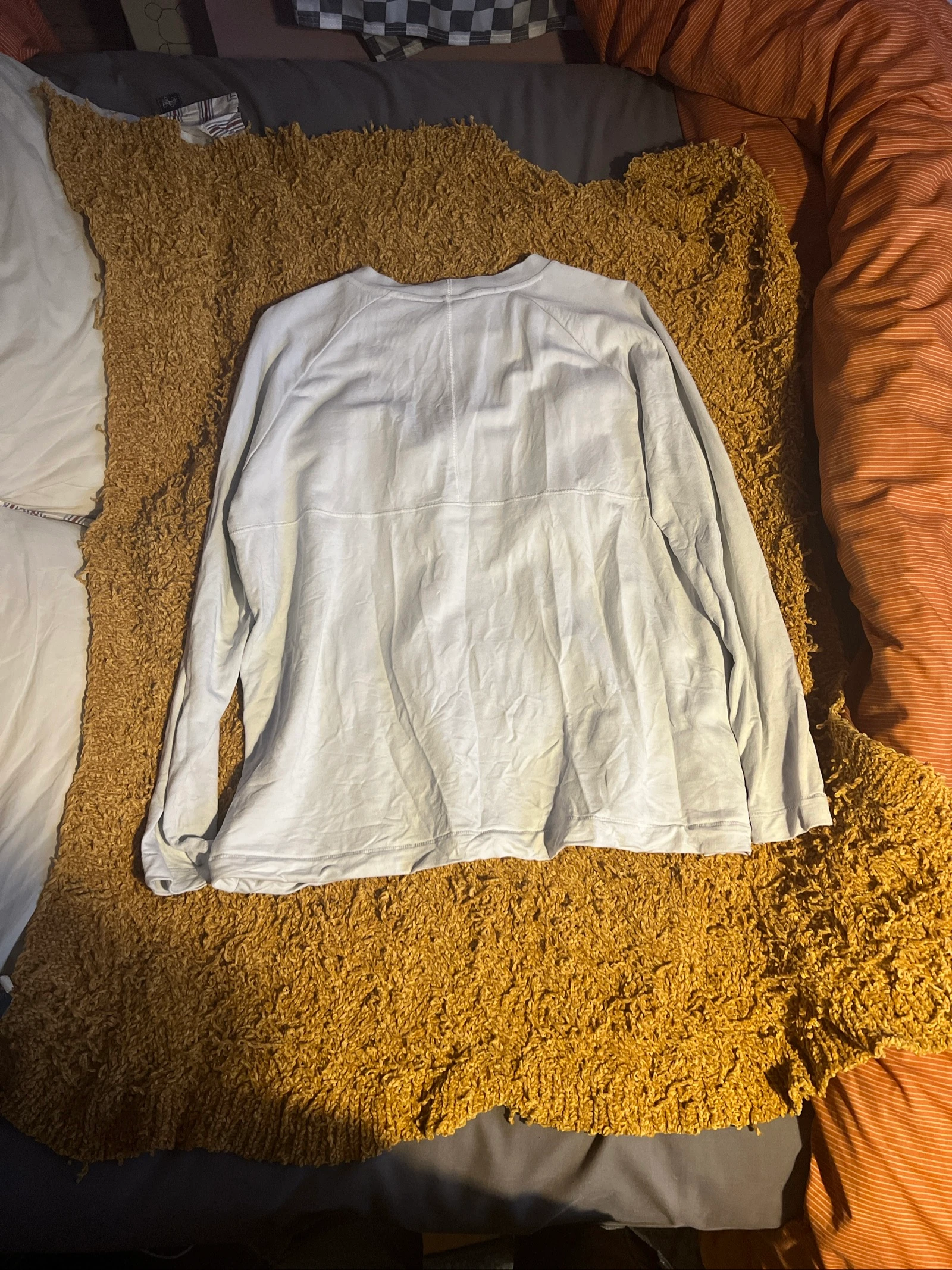 Long-sleeve white Etudes T-shirt – Limited edition, very rare, embroidered logo – photo 5